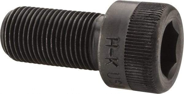 Holo-Krome - 7/16-20 UNF Hex Socket Drive, Socket Cap Screw - Alloy Steel, Black Oxide Finish, Fully Threaded, 1-1/2" Length Under Head - Industrial Tool & Supply