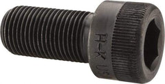 Holo-Krome - 7/16-20 UNF Hex Socket Drive, Socket Cap Screw - Alloy Steel, Black Oxide Finish, Fully Threaded, 1-1/2" Length Under Head - Industrial Tool & Supply