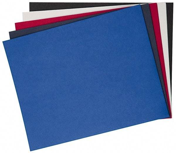 UNIVERSAL - 11" Long x 8-1/2" Wide Leatherette Two-Pocket Portfolios - Assorted Colors - Industrial Tool & Supply