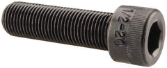 Holo-Krome - 1/2-20 UNF Hex Socket Drive, Socket Cap Screw - Alloy Steel, Black Oxide Finish, Fully Threaded, 1-3/4" Length Under Head - Industrial Tool & Supply