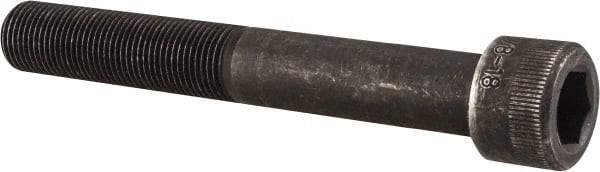 Holo-Krome - 5/8-18 UNF Hex Socket Drive, Socket Cap Screw - Alloy Steel, Black Oxide Finish, Partially Threaded, 4-1/2" Length Under Head - Industrial Tool & Supply