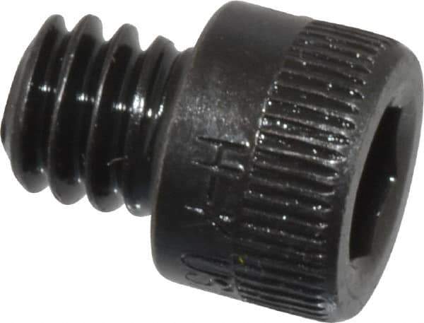 Holo-Krome - 1/4-20 UNC Hex Socket Drive, Socket Cap Screw - Alloy Steel, Black Oxide Finish, Fully Threaded, 1/4" Length Under Head - Industrial Tool & Supply