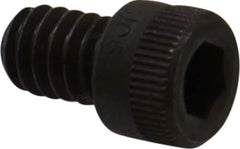 Holo-Krome - 1/4-20 UNC Hex Socket Drive, Socket Cap Screw - Alloy Steel, Black Oxide Finish, Fully Threaded, 3/8" Length Under Head - Industrial Tool & Supply