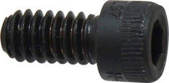 Holo-Krome - 1/4-20 UNC Hex Socket Drive, Socket Cap Screw - Alloy Steel, Black Oxide Finish, Fully Threaded, 1/2" Length Under Head - Industrial Tool & Supply