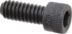 Holo-Krome - 1/4-20 UNC Hex Socket Drive, Socket Cap Screw - Alloy Steel, Black Oxide Finish, Fully Threaded, 5/8" Length Under Head - Industrial Tool & Supply