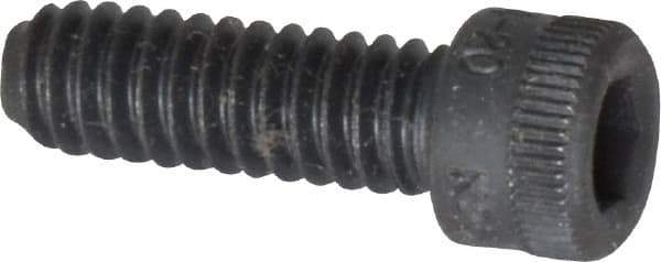 Holo-Krome - 1/4-20 UNC Hex Socket Drive, Socket Cap Screw - Alloy Steel, Black Oxide Finish, Fully Threaded, 3/4" Length Under Head - Industrial Tool & Supply