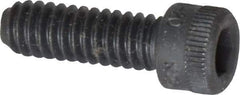 Holo-Krome - 1/4-20 UNC Hex Socket Drive, Socket Cap Screw - Alloy Steel, Black Oxide Finish, Fully Threaded, 3/4" Length Under Head - Industrial Tool & Supply