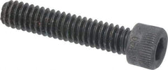 Holo-Krome - 1/4-20 UNC Hex Socket Drive, Socket Cap Screw - Alloy Steel, Black Oxide Finish, Fully Threaded, 1-1/4" Length Under Head - Industrial Tool & Supply
