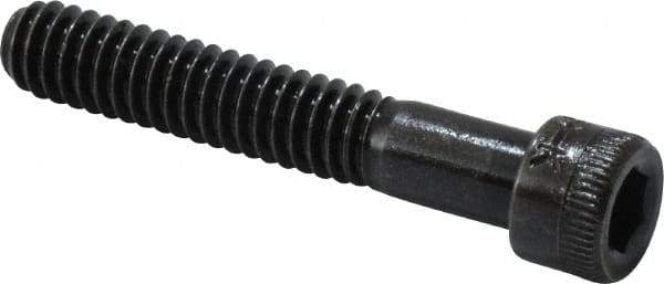 Holo-Krome - 1/4-20 UNC Hex Socket Drive, Socket Cap Screw - Alloy Steel, Black Oxide Finish, Partially Threaded, 1-1/2" Length Under Head - Industrial Tool & Supply