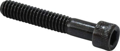 Holo-Krome - 1/4-20 UNC Hex Socket Drive, Socket Cap Screw - Alloy Steel, Black Oxide Finish, Partially Threaded, 1-1/2" Length Under Head - Industrial Tool & Supply