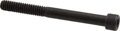 Holo-Krome - 1/4-20 UNC Hex Socket Drive, Socket Cap Screw - Alloy Steel, Black Oxide Finish, Partially Threaded, 2-1/2" Length Under Head - Industrial Tool & Supply
