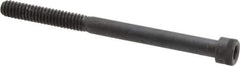 Holo-Krome - 1/4-20 UNC Hex Socket Drive, Socket Cap Screw - Alloy Steel, Black Oxide Finish, Partially Threaded, 3-1/4" Length Under Head - Industrial Tool & Supply