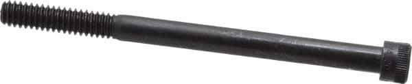 Holo-Krome - 1/4-20 UNC Hex Socket Drive, Socket Cap Screw - Alloy Steel, Black Oxide Finish, Partially Threaded, 3-1/2" Length Under Head - Industrial Tool & Supply