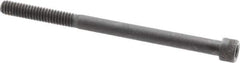 Holo-Krome - 1/4-20 UNC Hex Socket Drive, Socket Cap Screw - Alloy Steel, Black Oxide Finish, Partially Threaded, 3-3/4" Length Under Head - Industrial Tool & Supply