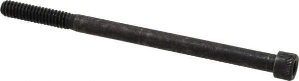 Holo-Krome - 1/4-20 UNC Hex Socket Drive, Socket Cap Screw - Alloy Steel, Black Oxide Finish, Partially Threaded, 4" Length Under Head - Industrial Tool & Supply
