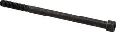 Holo-Krome - 1/4-20 UNC Hex Socket Drive, Socket Cap Screw - Alloy Steel, Black Oxide Finish, Partially Threaded, 4" Length Under Head - Industrial Tool & Supply