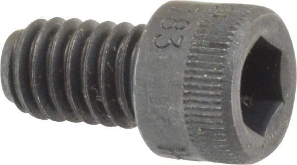 Holo-Krome - 5/16-18 UNC Hex Socket Drive, Socket Cap Screw - Alloy Steel, Black Oxide Finish, Fully Threaded, 1/2" Length Under Head - Industrial Tool & Supply