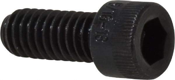 Holo-Krome - 5/16-18 UNC Hex Socket Drive, Socket Cap Screw - Alloy Steel, Black Oxide Finish, Fully Threaded, 3/4" Length Under Head - Industrial Tool & Supply