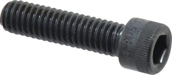 Holo-Krome - 5/16-18 UNC Hex Socket Drive, Socket Cap Screw - Alloy Steel, Black Oxide Finish, Fully Threaded, 1-1/4" Length Under Head - Industrial Tool & Supply