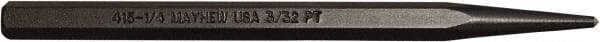 Mayhew - 3/32" Center Punch - 4" OAL, Alloy Steel - Industrial Tool & Supply