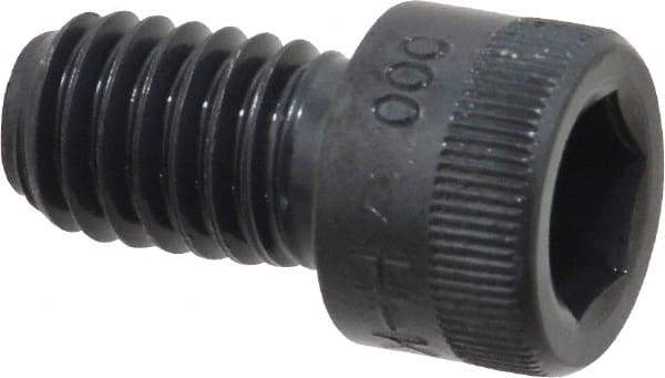 Holo-Krome - 3/8-16 UNC Hex Socket Drive, Socket Cap Screw - Alloy Steel, Black Oxide Finish, Fully Threaded, 5/8" Length Under Head - Industrial Tool & Supply