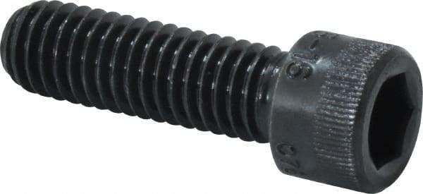 Holo-Krome - 3/8-16 UNC Hex Socket Drive, Socket Cap Screw - Alloy Steel, Black Oxide Finish, Fully Threaded, 1-1/4" Length Under Head - Industrial Tool & Supply