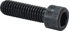 Holo-Krome - 3/8-16 UNC Hex Socket Drive, Socket Cap Screw - Alloy Steel, Black Oxide Finish, Fully Threaded, 1-1/4" Length Under Head - Industrial Tool & Supply