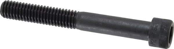 Holo-Krome - 3/8-16 UNC Hex Socket Drive, Socket Cap Screw - Alloy Steel, Black Oxide Finish, Partially Threaded, 3" Length Under Head - Industrial Tool & Supply