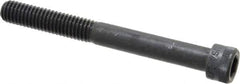 Holo-Krome - 3/8-16 UNC Hex Socket Drive, Socket Cap Screw - Alloy Steel, Black Oxide Finish, Partially Threaded, 3-1/2" Length Under Head - Industrial Tool & Supply