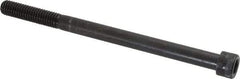 Holo-Krome - 3/8-16 UNC Hex Socket Drive, Socket Cap Screw - Alloy Steel, Black Oxide Finish, Partially Threaded, 5-1/2" Length Under Head - Industrial Tool & Supply