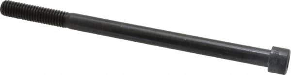 Holo-Krome - 3/8-16 UNC Hex Socket Drive, Socket Cap Screw - Alloy Steel, Black Oxide Finish, Partially Threaded, 6" Length Under Head - Industrial Tool & Supply