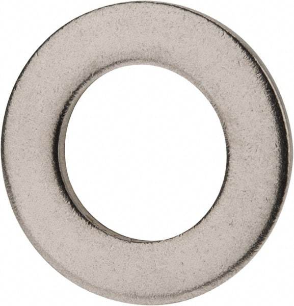Value Collection - M16 Screw, Grade 316 Stainless Steel Standard Flat Washer - 17mm ID x 30mm OD, Plain Finish - Industrial Tool & Supply