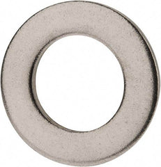 Value Collection - M16 Screw, Grade 316 Stainless Steel Standard Flat Washer - 17mm ID x 30mm OD, Plain Finish - Industrial Tool & Supply