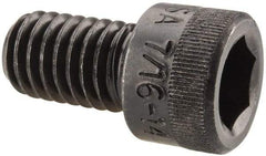 Holo-Krome - 7/16-14 UNC Hex Socket Drive, Socket Cap Screw - Alloy Steel, Black Oxide Finish, Fully Threaded, 3/4" Length Under Head - Industrial Tool & Supply