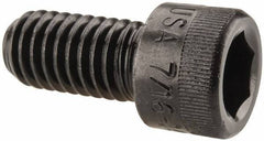 Holo-Krome - 7/16-14 UNC Hex Socket Drive, Socket Cap Screw - Alloy Steel, Black Oxide Finish, Fully Threaded, 7/8" Length Under Head - Industrial Tool & Supply
