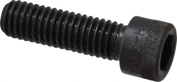 Holo-Krome - 7/16-14 UNC Hex Socket Drive, Socket Cap Screw - Alloy Steel, Black Oxide Finish, Fully Threaded, 1-1/2" Length Under Head - Industrial Tool & Supply