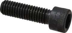Holo-Krome - 7/16-14 UNC Hex Socket Drive, Socket Cap Screw - Alloy Steel, Black Oxide Finish, Fully Threaded, 1-1/2" Length Under Head - Industrial Tool & Supply