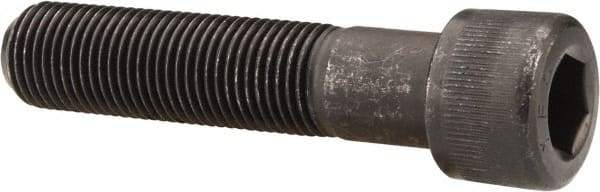 Holo-Krome - 7/16-14 UNC Hex Socket Drive, Socket Cap Screw - Alloy Steel, Black Oxide Finish, Partially Threaded, 2-1/4" Length Under Head - Industrial Tool & Supply