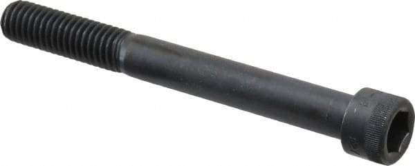Holo-Krome - 7/16-14 UNC Hex Socket Drive, Socket Cap Screw - Alloy Steel, Black Oxide Finish, Partially Threaded, 4" Length Under Head - Industrial Tool & Supply