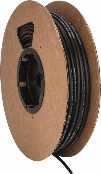 Parker - 11/64" ID x 1/4" OD, 0.04" Wall Thickness, 250' Long, Polyethylene Tube - Black, 300 Max psi, -80 to 175°F - Industrial Tool & Supply