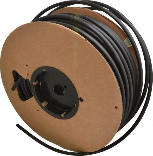 Parker - 1/4" ID x 3/8" OD, 1/16" Wall Thickness, 250' Long, Polyethylene Tube - Black, 300 Max psi, -80 to 175°F - Industrial Tool & Supply