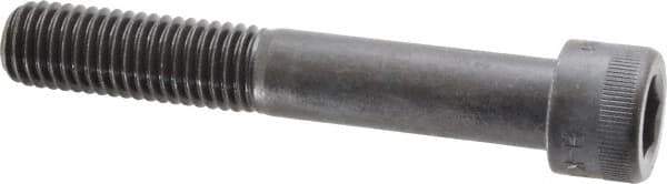 Holo-Krome - 5/8-11 UNC Hex Socket Drive, Socket Cap Screw - Alloy Steel, Black Oxide Finish, Partially Threaded, 4" Length Under Head - Industrial Tool & Supply