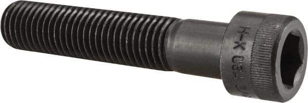 Holo-Krome - 3/4-10 UNC Hex Socket Drive, Socket Cap Screw - Alloy Steel, Black Oxide Finish, Partially Threaded, 3-3/4" Length Under Head - Industrial Tool & Supply
