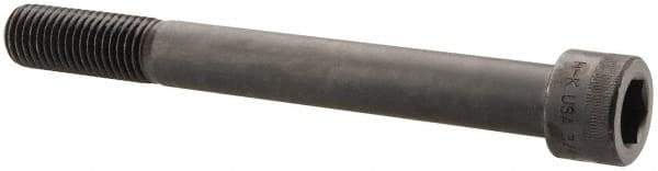 Holo-Krome - 3/4-10 UNC Hex Socket Drive, Socket Cap Screw - Alloy Steel, Black Oxide Finish, Partially Threaded, 7" Length Under Head - Industrial Tool & Supply
