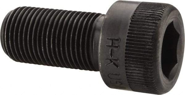 Holo-Krome - 7/8-9 UNC Hex Socket Drive, Socket Cap Screw - Alloy Steel, Black Oxide Finish, Fully Threaded, 2-1/4" Length Under Head - Industrial Tool & Supply