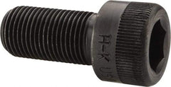 Holo-Krome - 7/8-9 UNC Hex Socket Drive, Socket Cap Screw - Alloy Steel, Black Oxide Finish, Fully Threaded, 2-1/4" Length Under Head - Industrial Tool & Supply