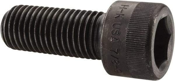 Holo-Krome - 7/8-9 UNC Hex Socket Drive, Socket Cap Screw - Alloy Steel, Black Oxide Finish, Fully Threaded, 2-3/4" Length Under Head - Industrial Tool & Supply