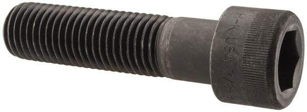 Holo-Krome - 7/8-9 UNC Hex Socket Drive, Socket Cap Screw - Alloy Steel, Black Oxide Finish, Partially Threaded, 3-1/2" Length Under Head - Industrial Tool & Supply