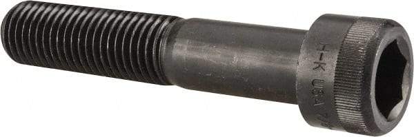 Holo-Krome - 7/8-9 UNC Hex Socket Drive, Socket Cap Screw - Alloy Steel, Black Oxide Finish, Partially Threaded, 4-1/2" Length Under Head - Industrial Tool & Supply
