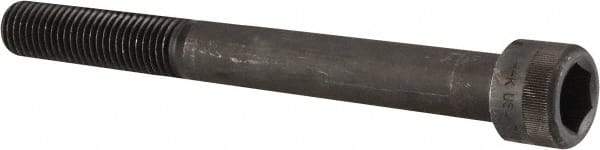 Holo-Krome - 7/8-9 UNC Hex Socket Drive, Socket Cap Screw - Alloy Steel, Black Oxide Finish, Partially Threaded, 8" Length Under Head - Industrial Tool & Supply
